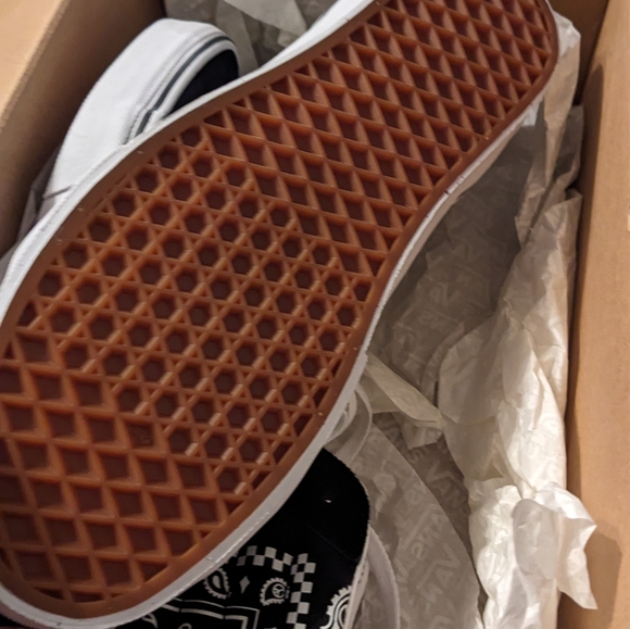 Vans bandana black and white high tops men's 11 - Picture 2 of 7